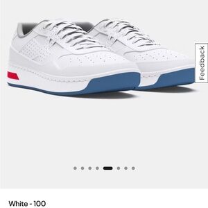 UA Court 96 Men’s white and blue sneakers